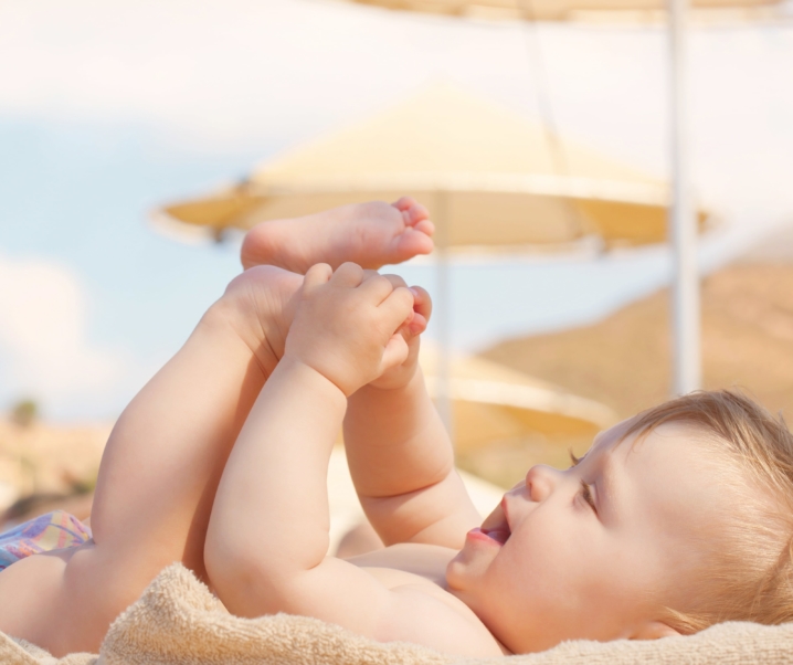 Cómo cuidar la piel de tu bebé en verano